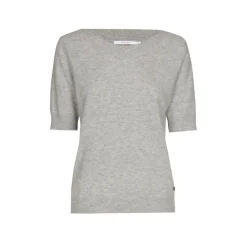 Kasjmieren pull met korte mouwen