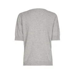Kasjmieren pull met korte mouwen