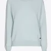 Kasjmieren pull met ronde hals