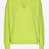 Kasjmieren pull met V-hals