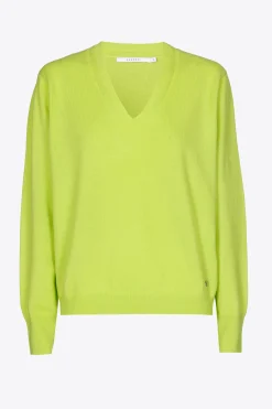 Kasjmieren pull met V-hals