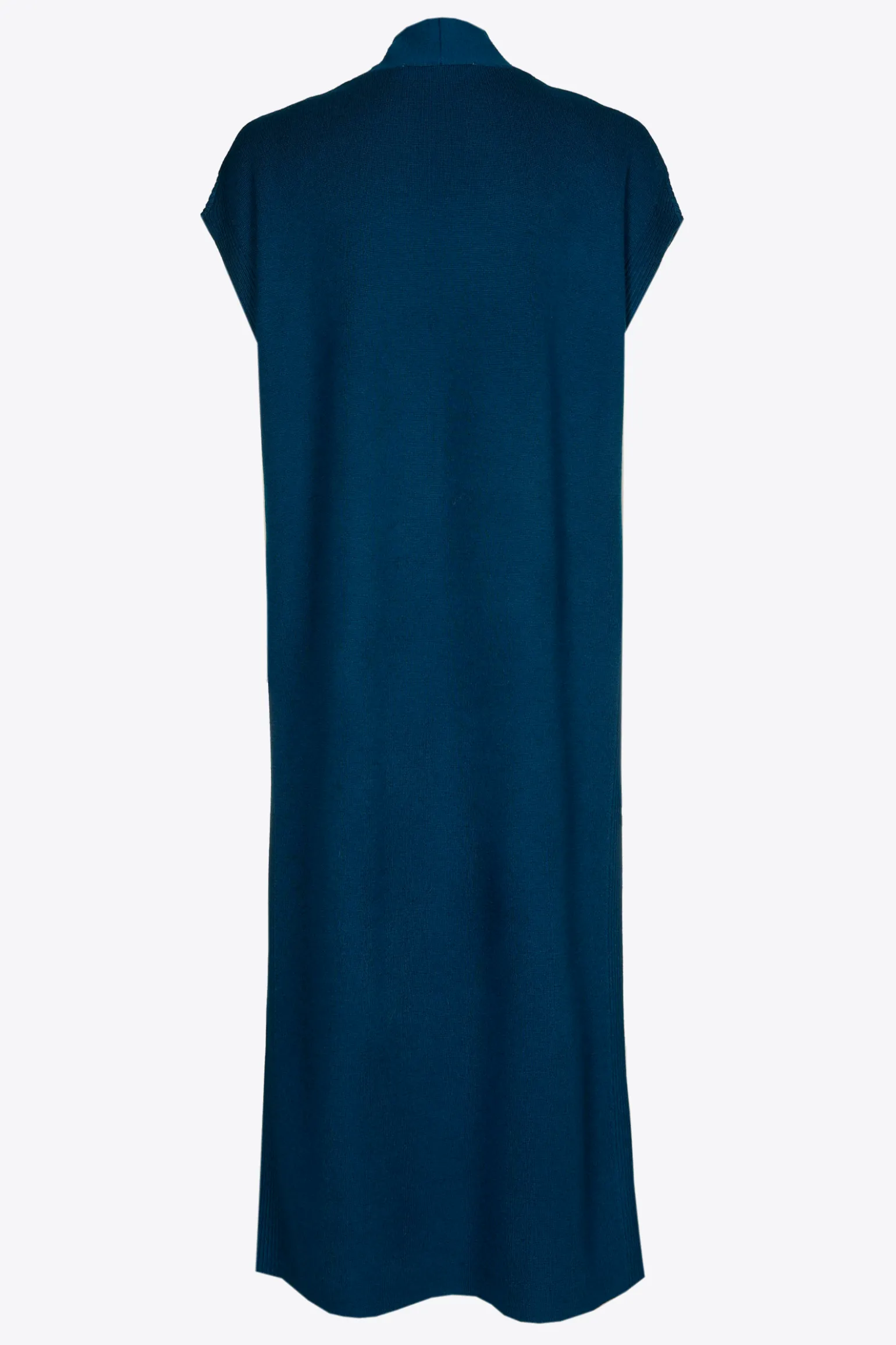 Lange gebreide gilet