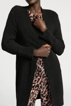 Lange gilet met knop