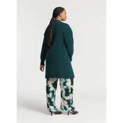 Lange gilet van alpacawol