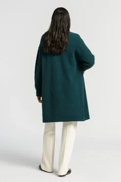 Lange gilet van alpacawol