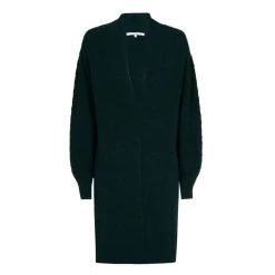 Lange gilet van alpacawol