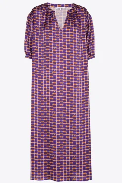Lange jurk met logoprint