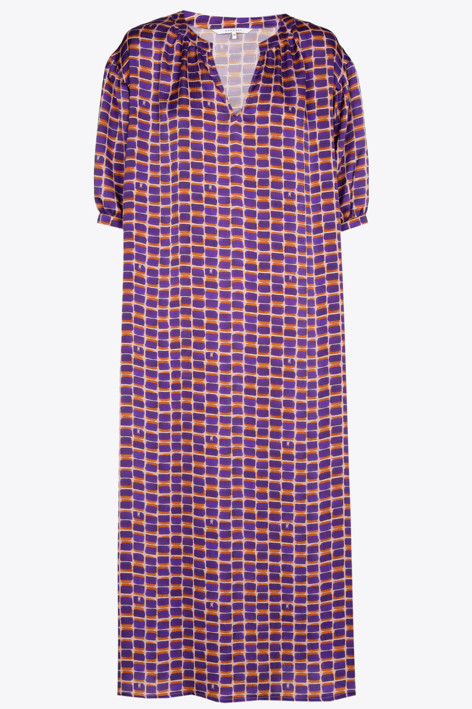 Lange jurk met logoprint