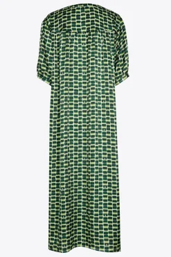Lange jurk met logoprint