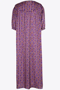 Lange jurk met logoprint