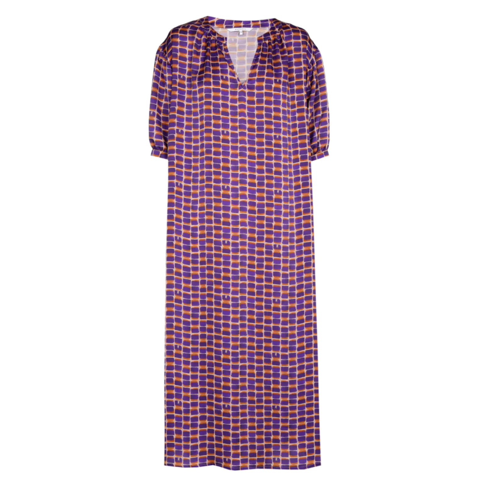 Lange jurk met logoprint