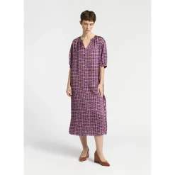 Lange jurk met logoprint