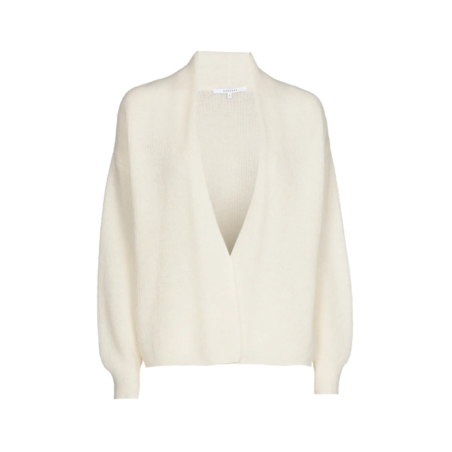 Luchtige gilet met parelsteek