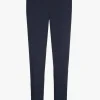 Navyblauwe geklede broek