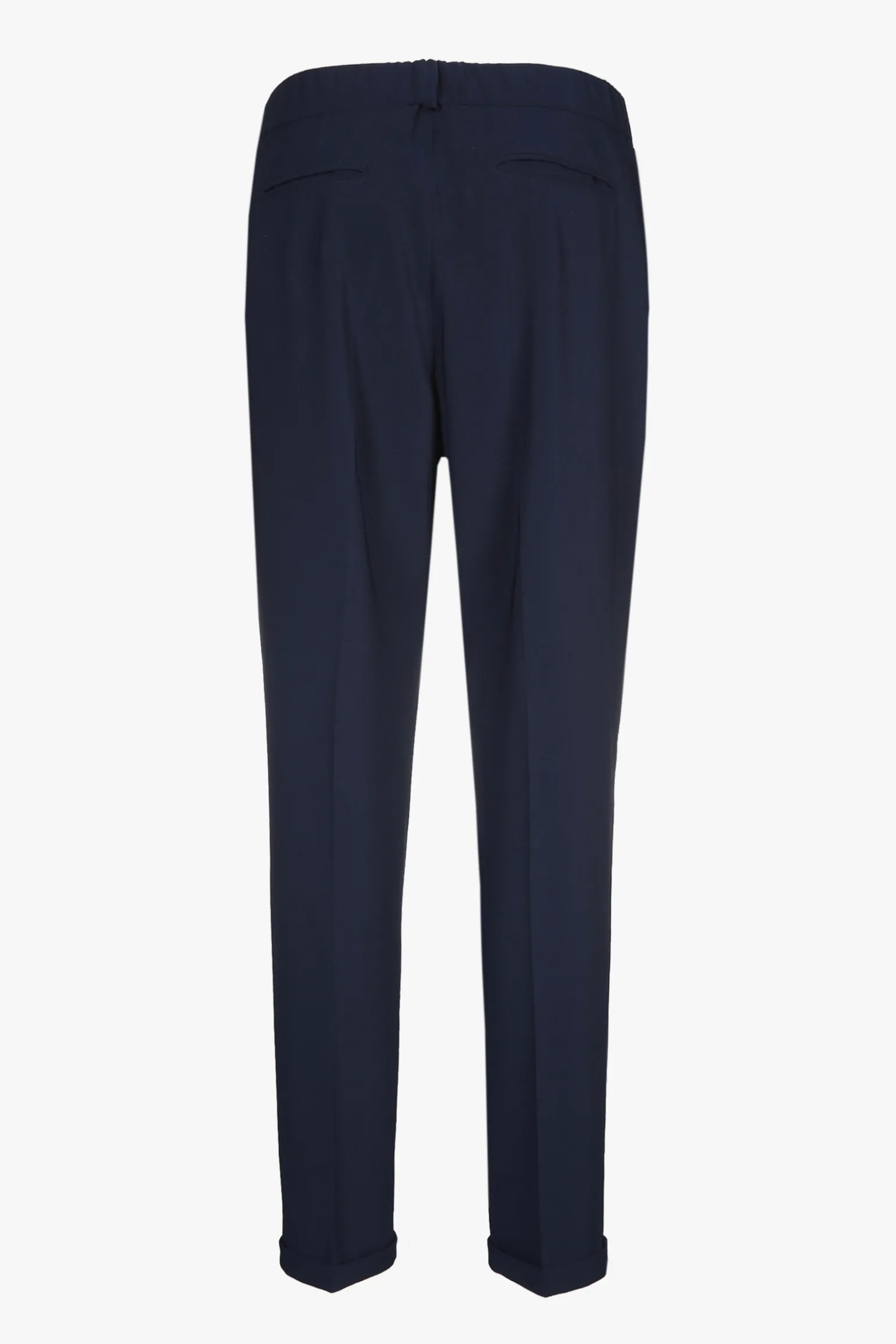 Navyblauwe geklede broek
