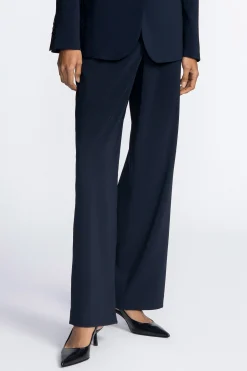 Navyblauwe losse broek