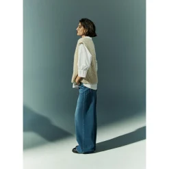 Oversized gestreept hemd