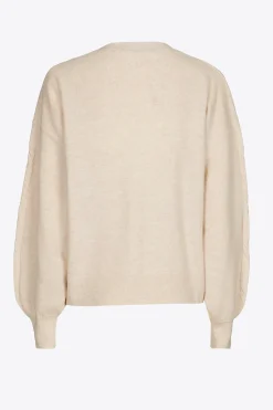 Oversized gilet met wol