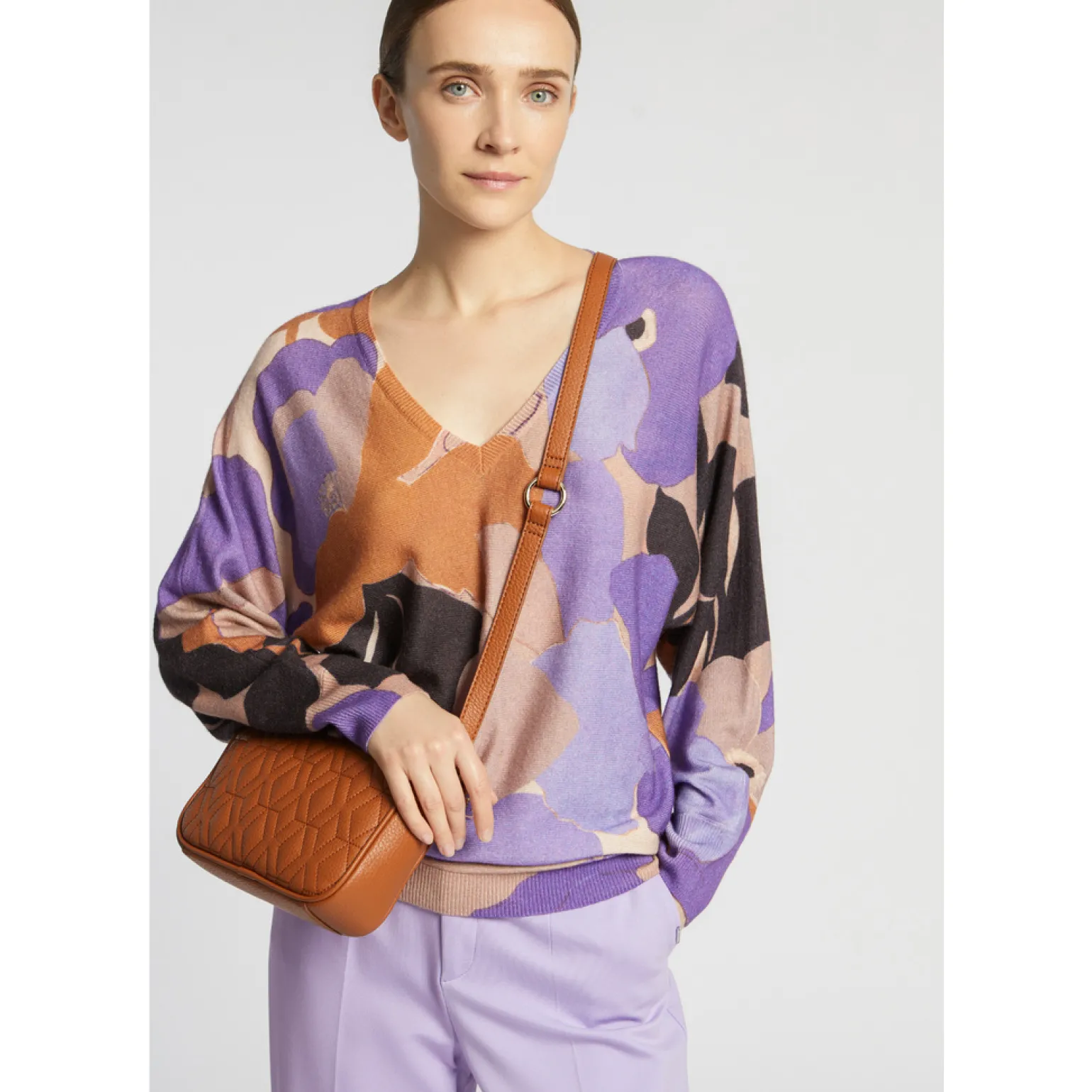 Oversized pull van katoen