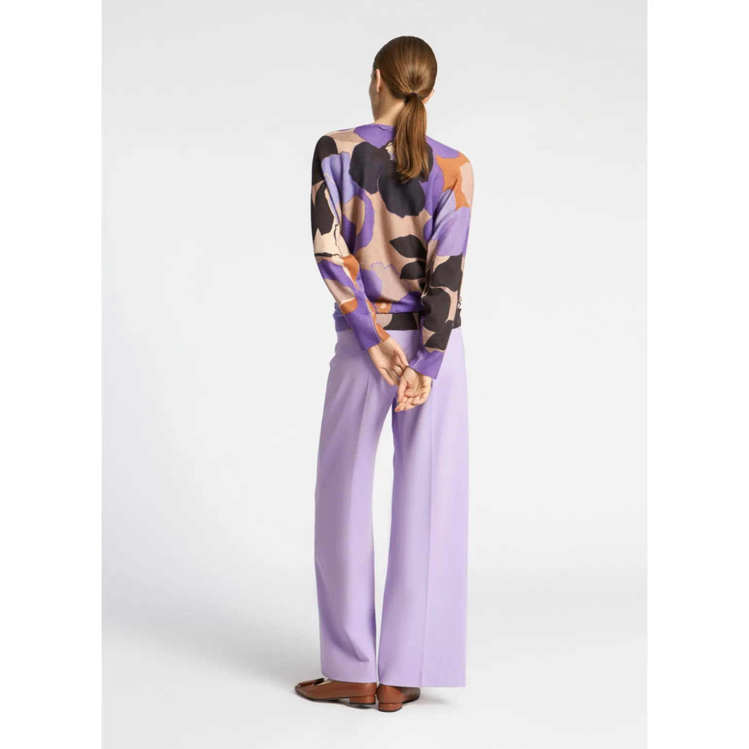 Oversized pull van katoen