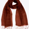 Pashmina met franjes
