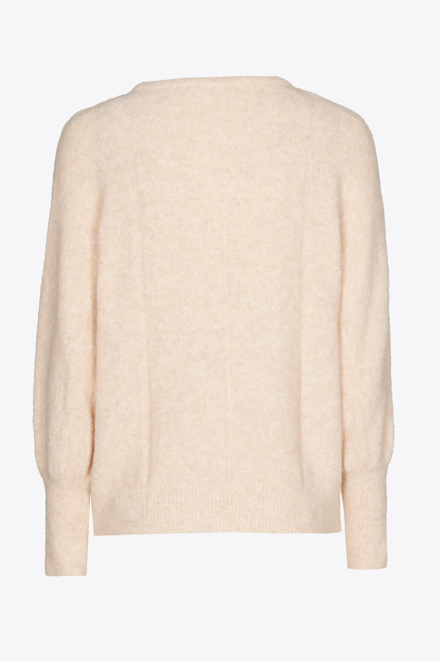 Pull met ingebreide ruit