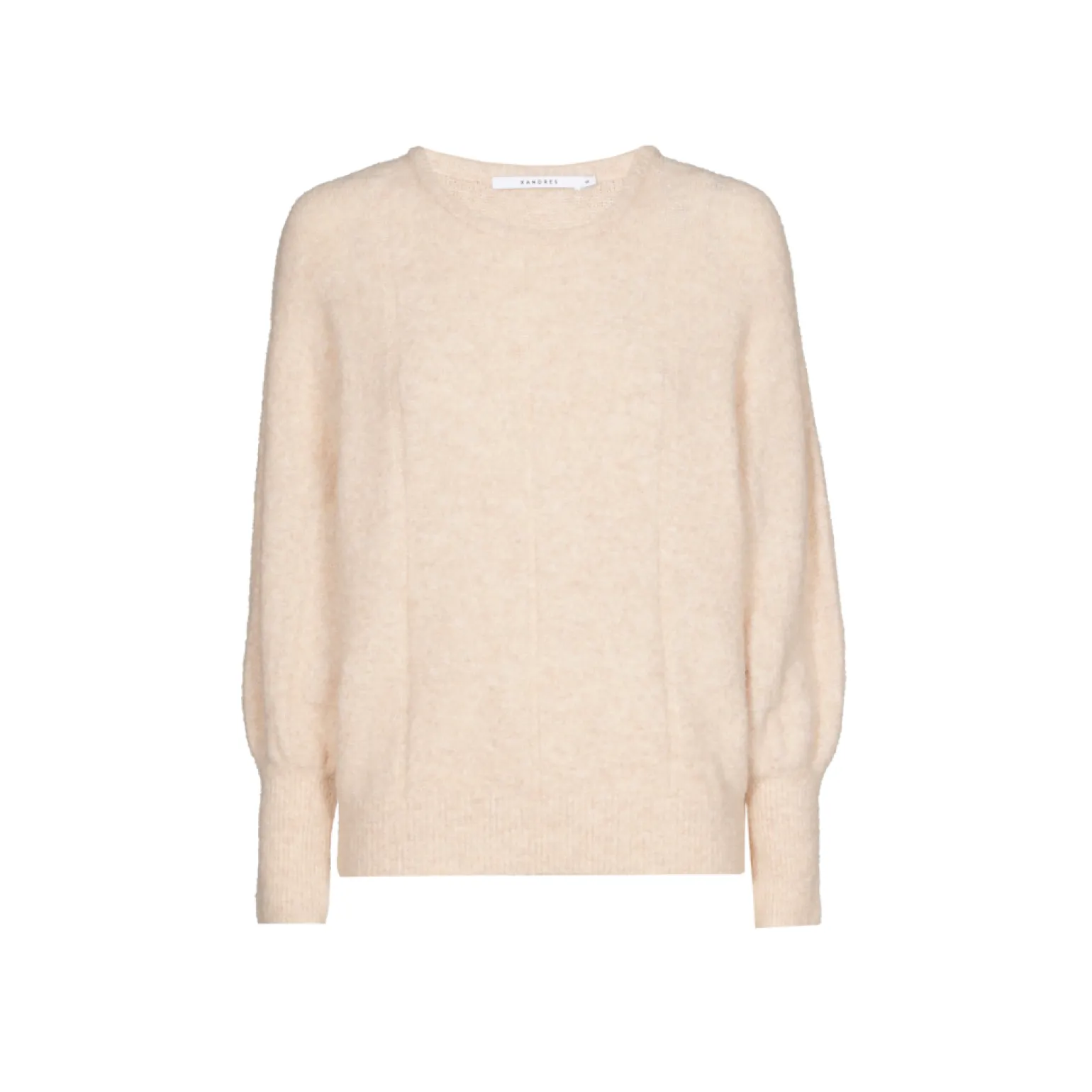 Pull met ingebreide ruit
