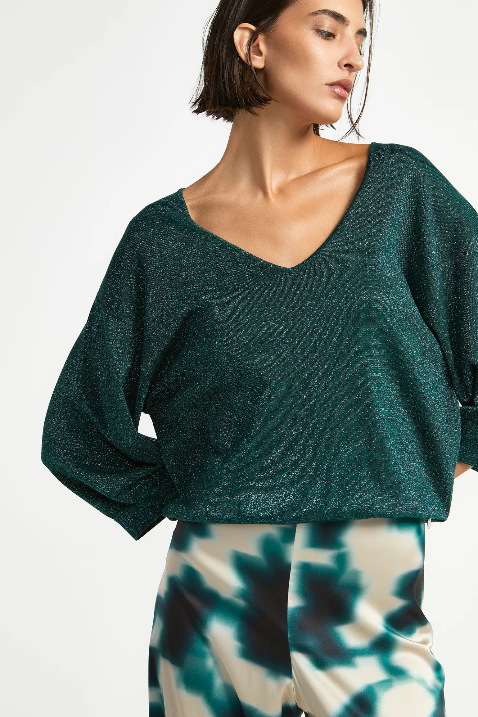 Pull met lurex