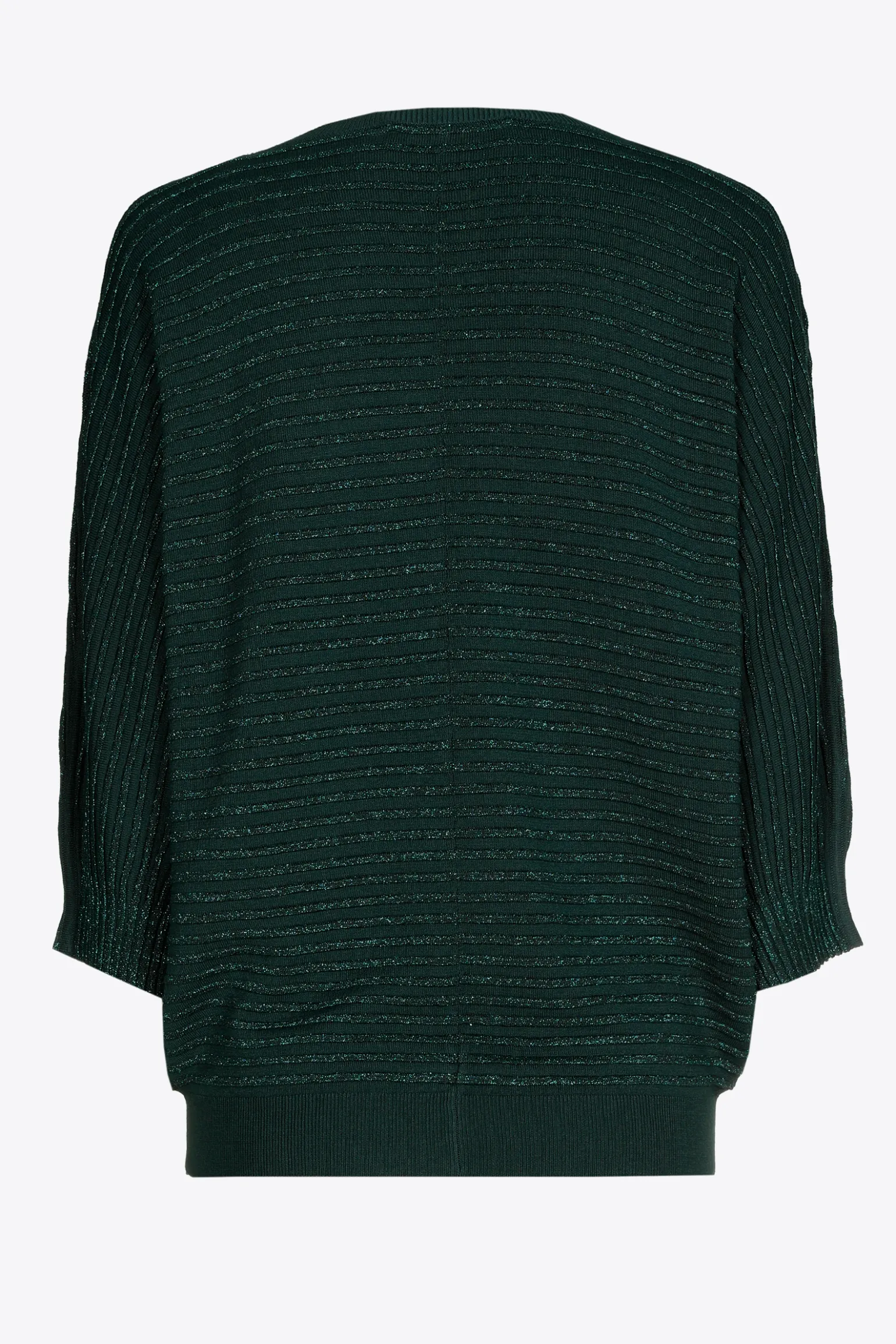 Pull met lurex en fantasiesteek