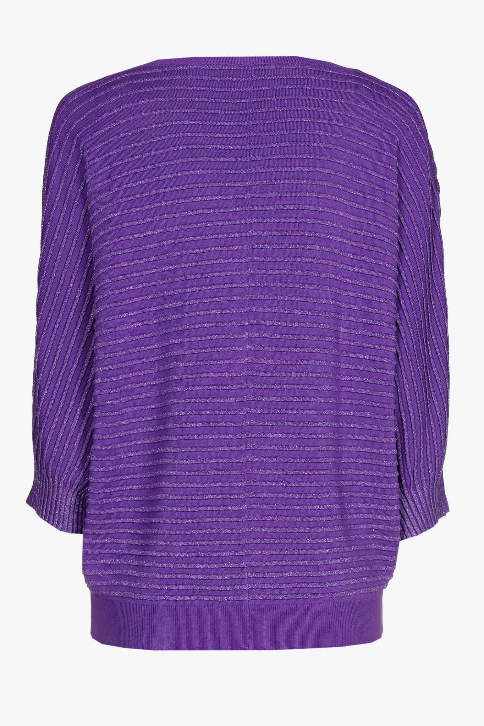 Pull met lurex en fantasiesteek