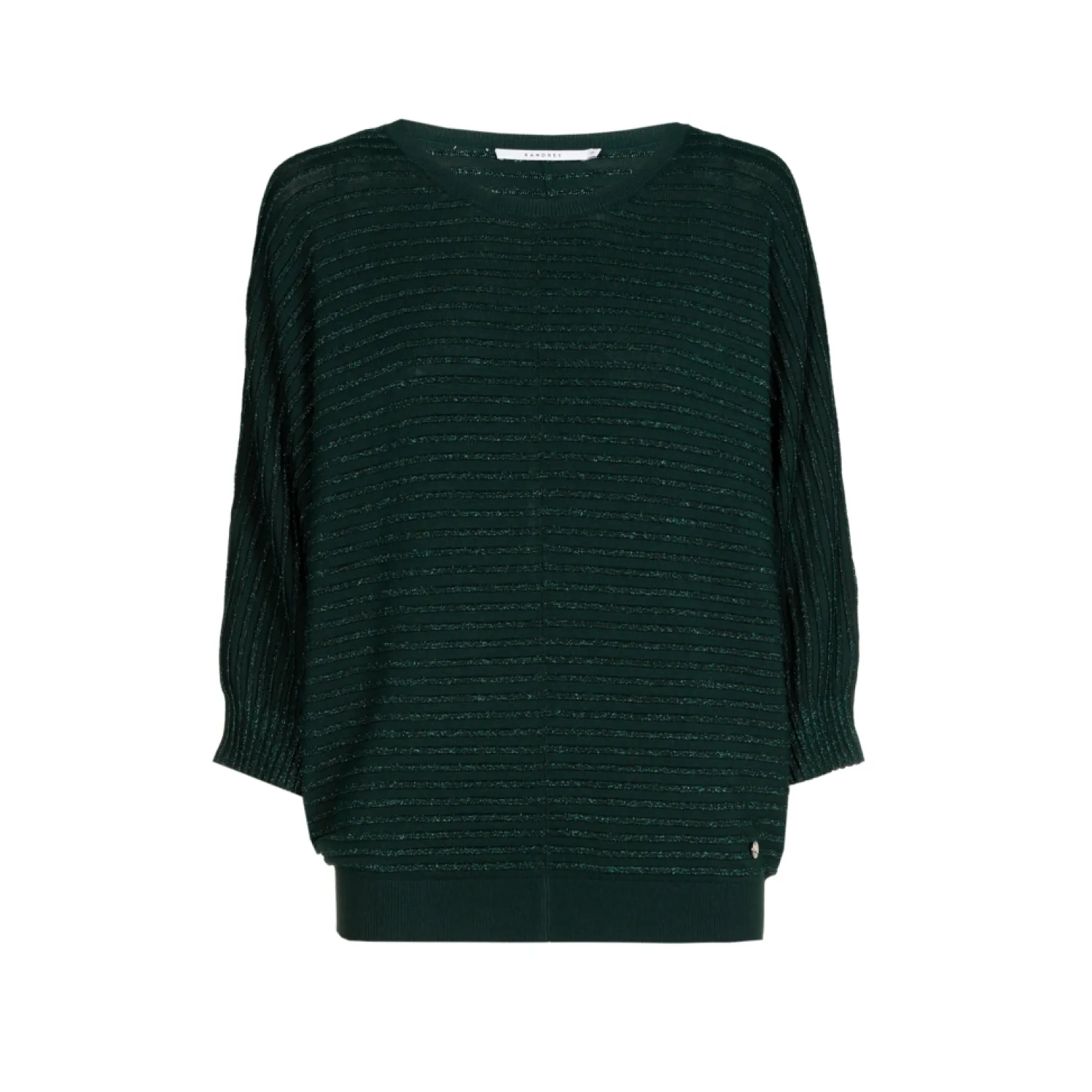 Pull met lurex en fantasiesteek