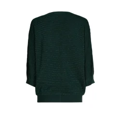 Pull met lurex en fantasiesteek