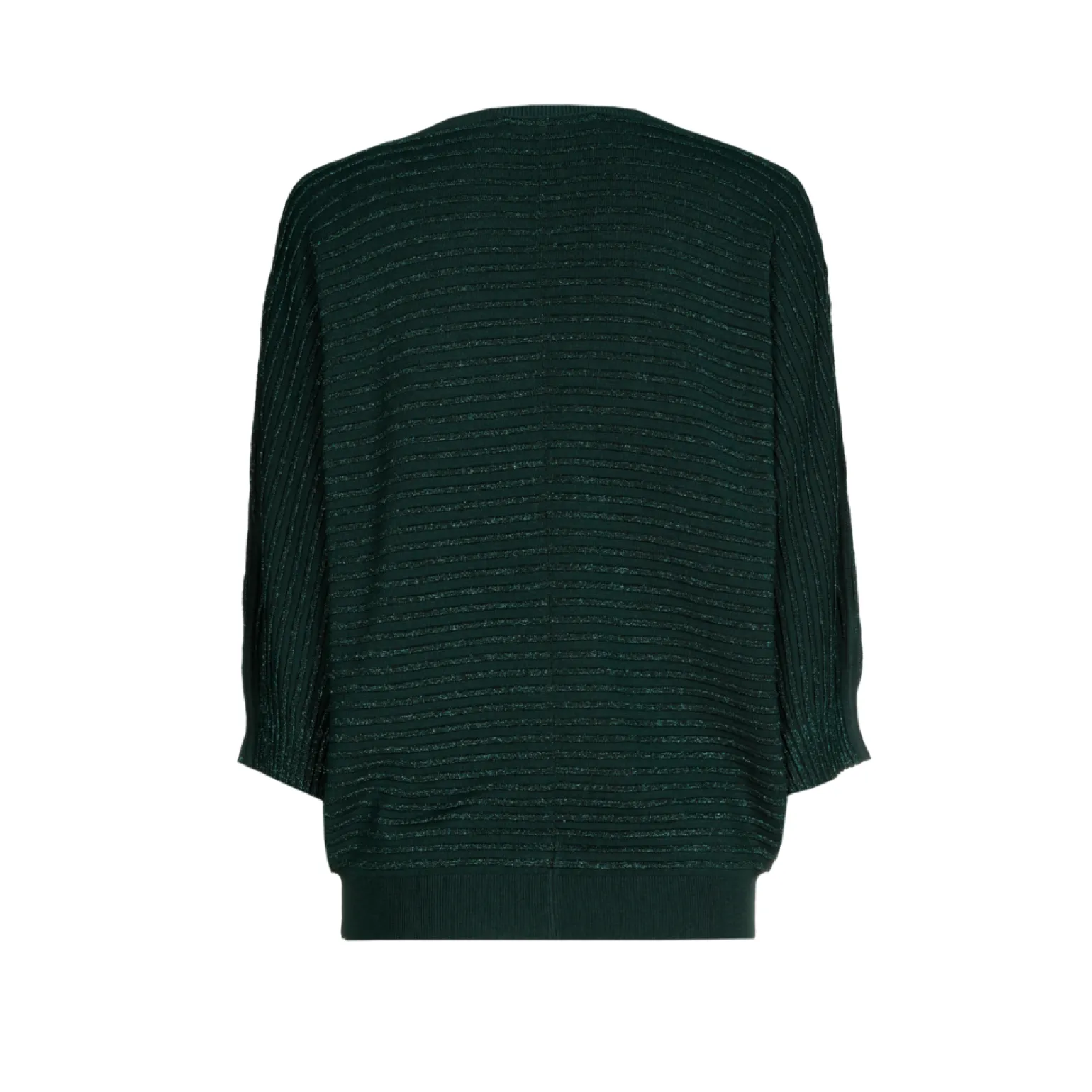 Pull met lurex en fantasiesteek