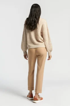 Pull met subtiele pailletten