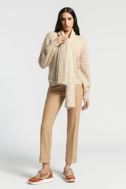 Pull met subtiele pailletten