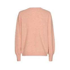 Pull met twist aan de hals