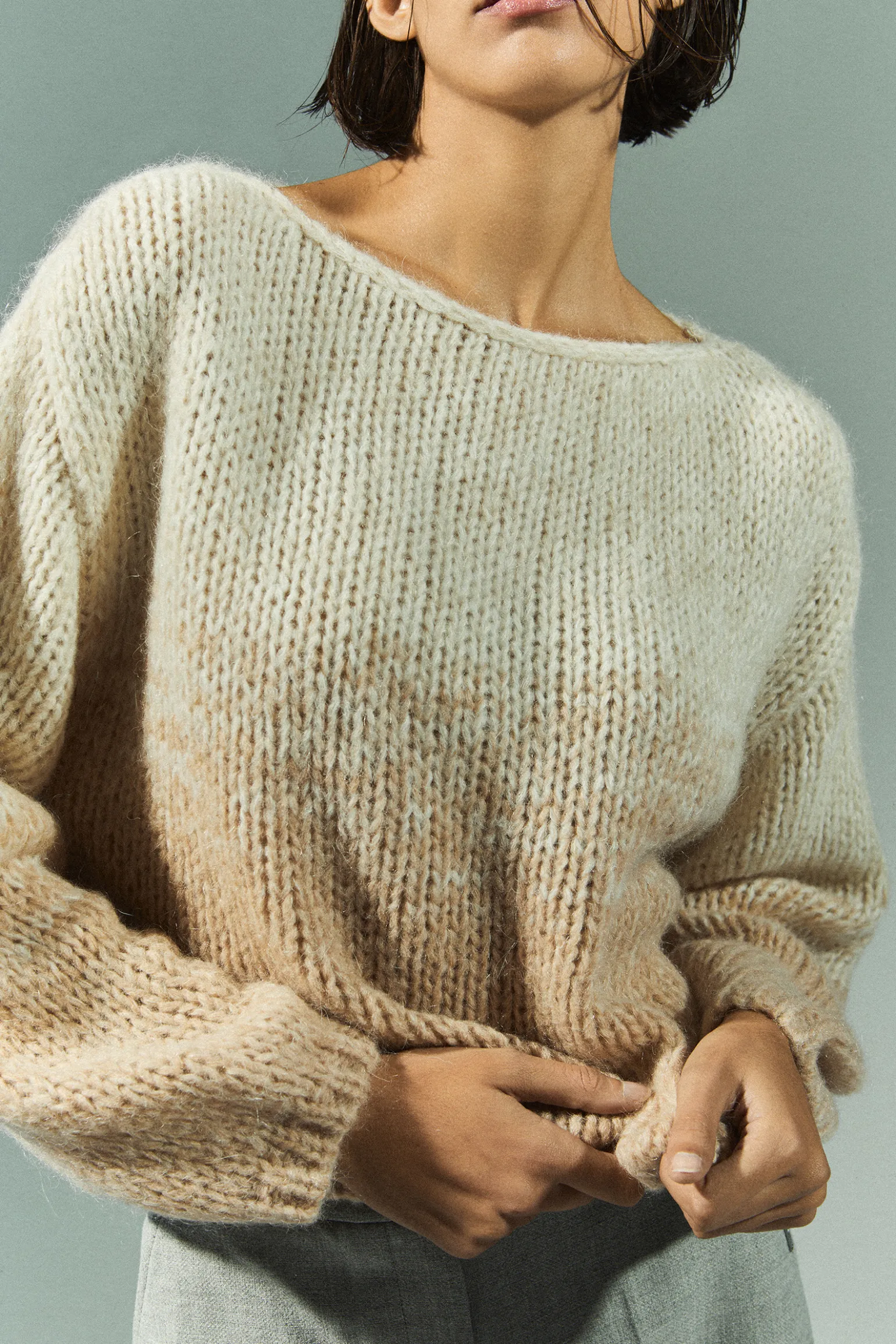 Pull van mohair en alpacawol