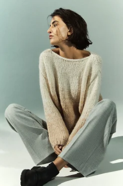 Pull van mohair en alpacawol