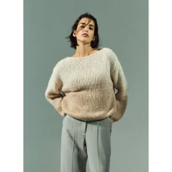 Pull van mohair en alpacawol
