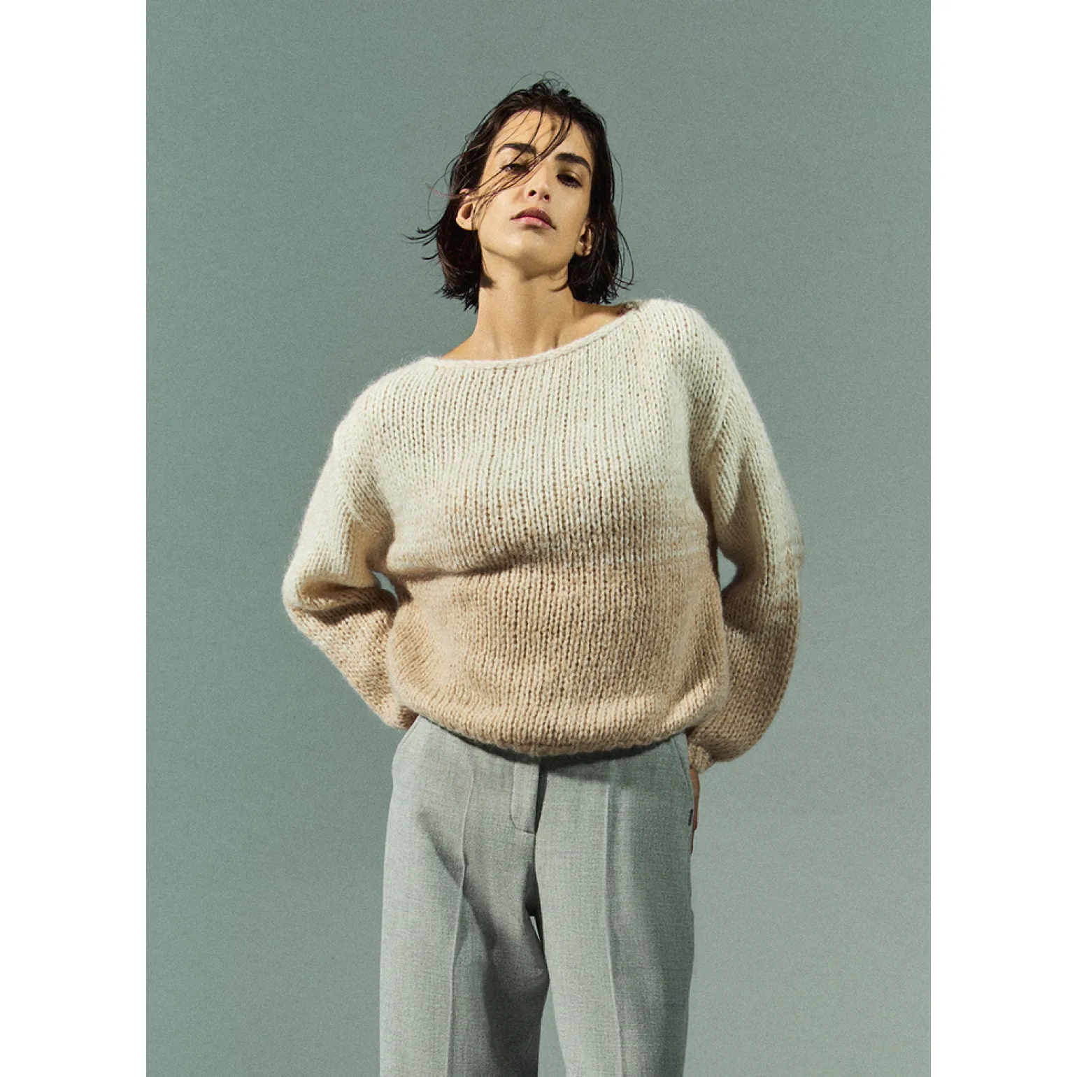 Pull van mohair en alpacawol