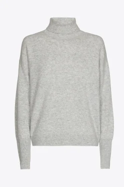 Pull van wolmix met rolnek