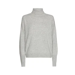 Pull van wolmix met rolnek