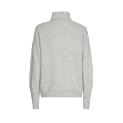 Pull van wolmix met rolnek