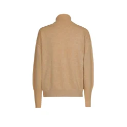 Pull van wolmix met rolnek