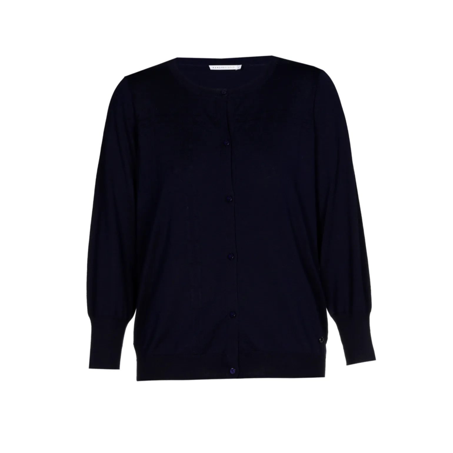 Pull van zijde en katoen