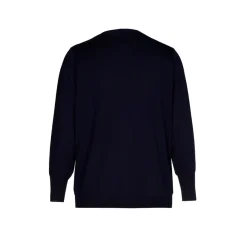 Pull van zijde en katoen