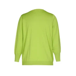Pull van zijde en katoen