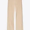 Ribfluwelen broek met stretch