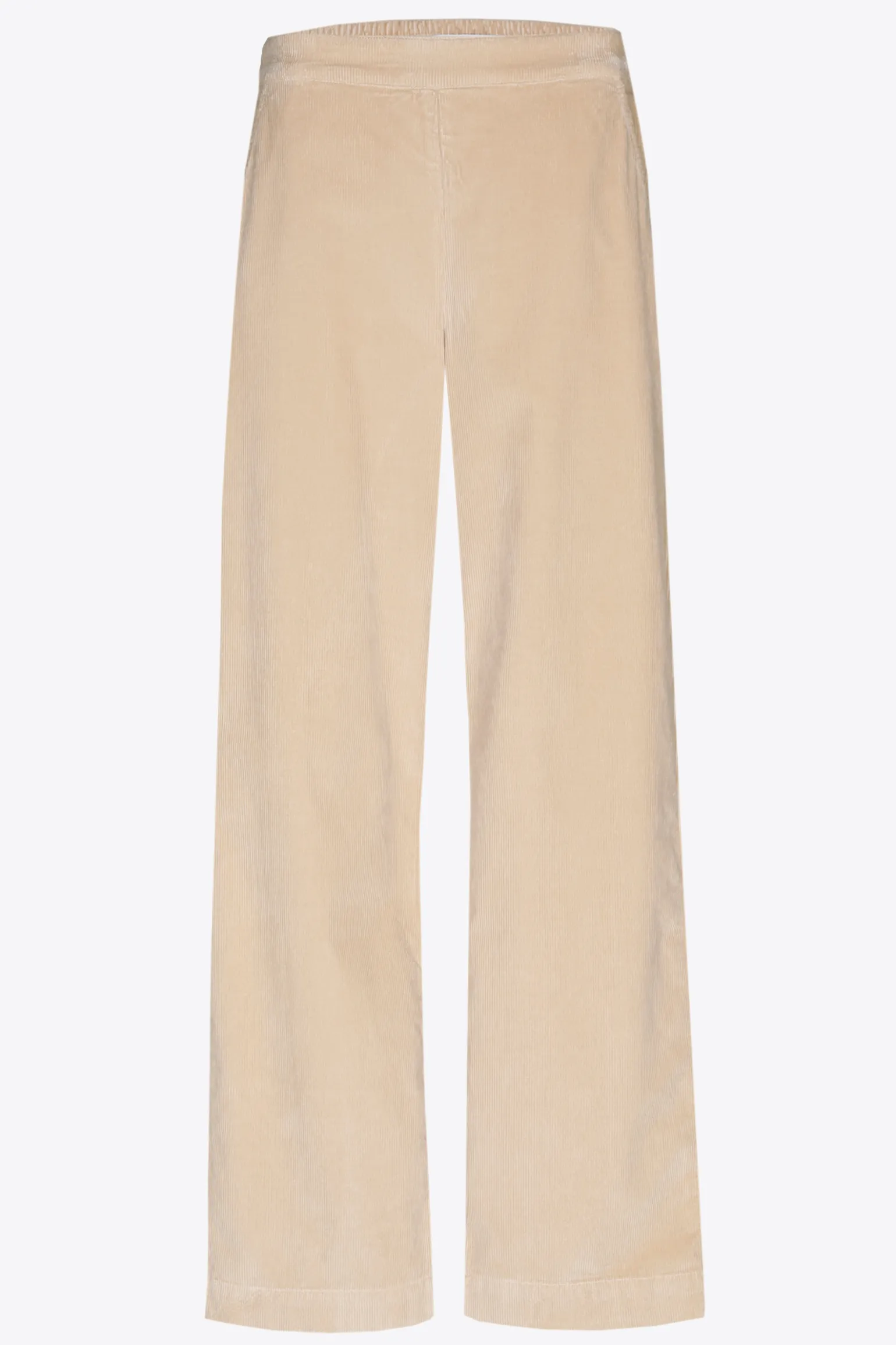 Ribfluwelen broek met stretch
