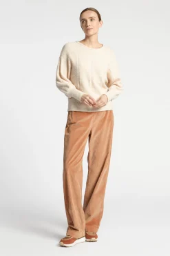 Ribfluwelen broek met stretch